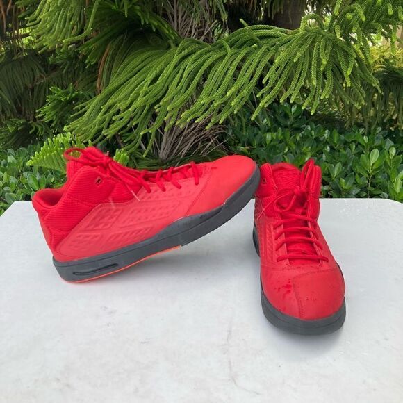 Jordan New School Gym Red Infrared 23 Black Mid Shoes Mens Size: 17 - Picture 1 of 8